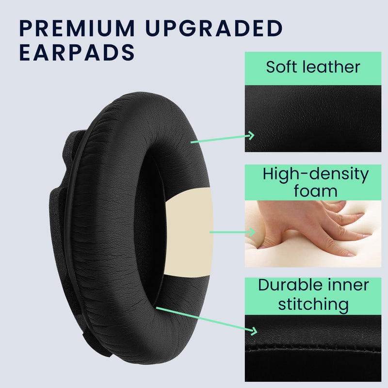 kwmobile Ear Pads for AKG N60NC Wired Earpads Replacement Ear Pads Headphone Spare Parts Headphone Replacement Pads Over Ear Headphones