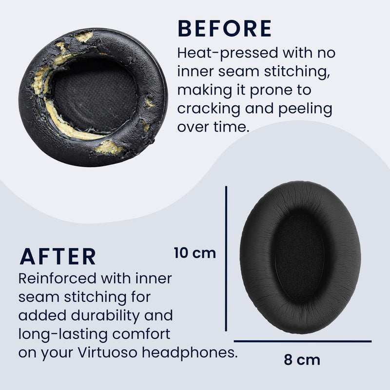 kwmobile Ear Pads for AKG N60NC Wired Earpads Replacement Ear Pads Headphone Spare Parts Headphone Replacement Pads Over Ear Headphones