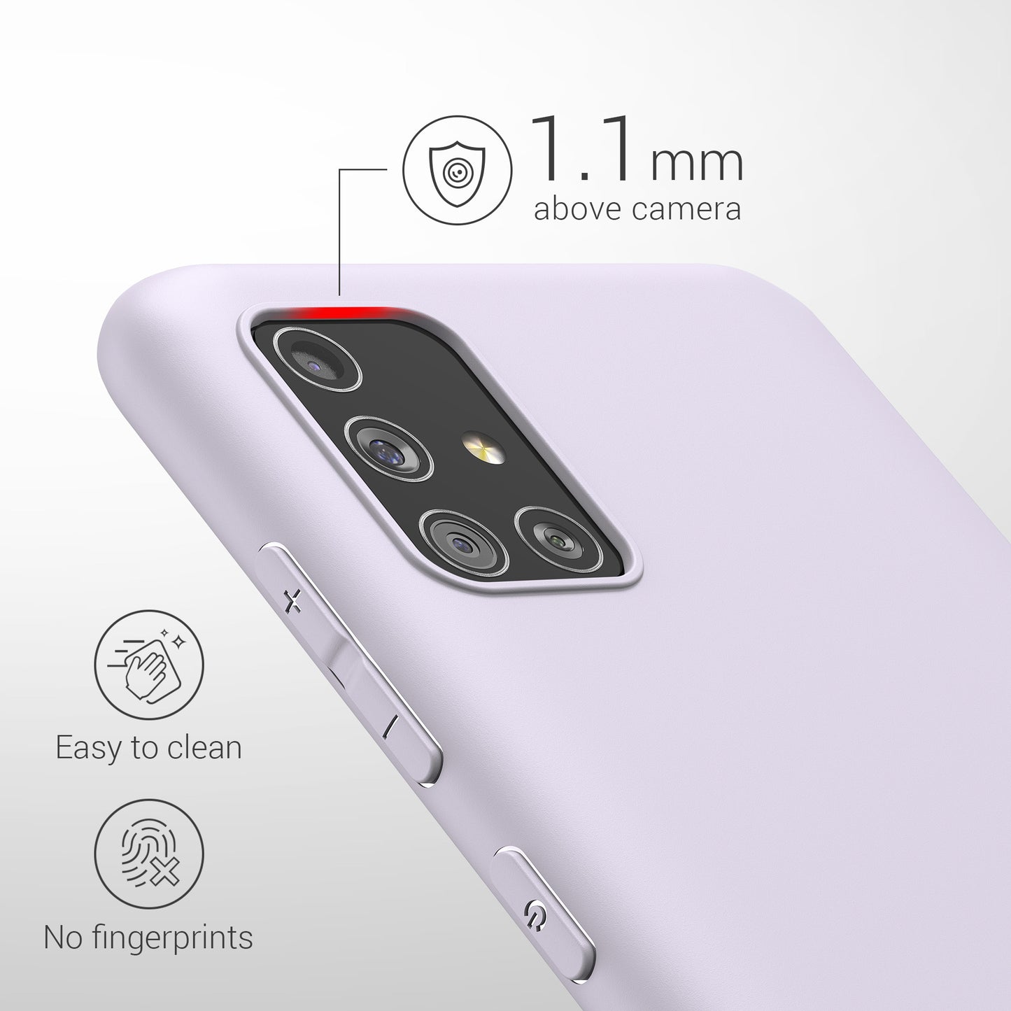 kwmobile Phone Case for Samsung Galaxy A51 Protective Cover