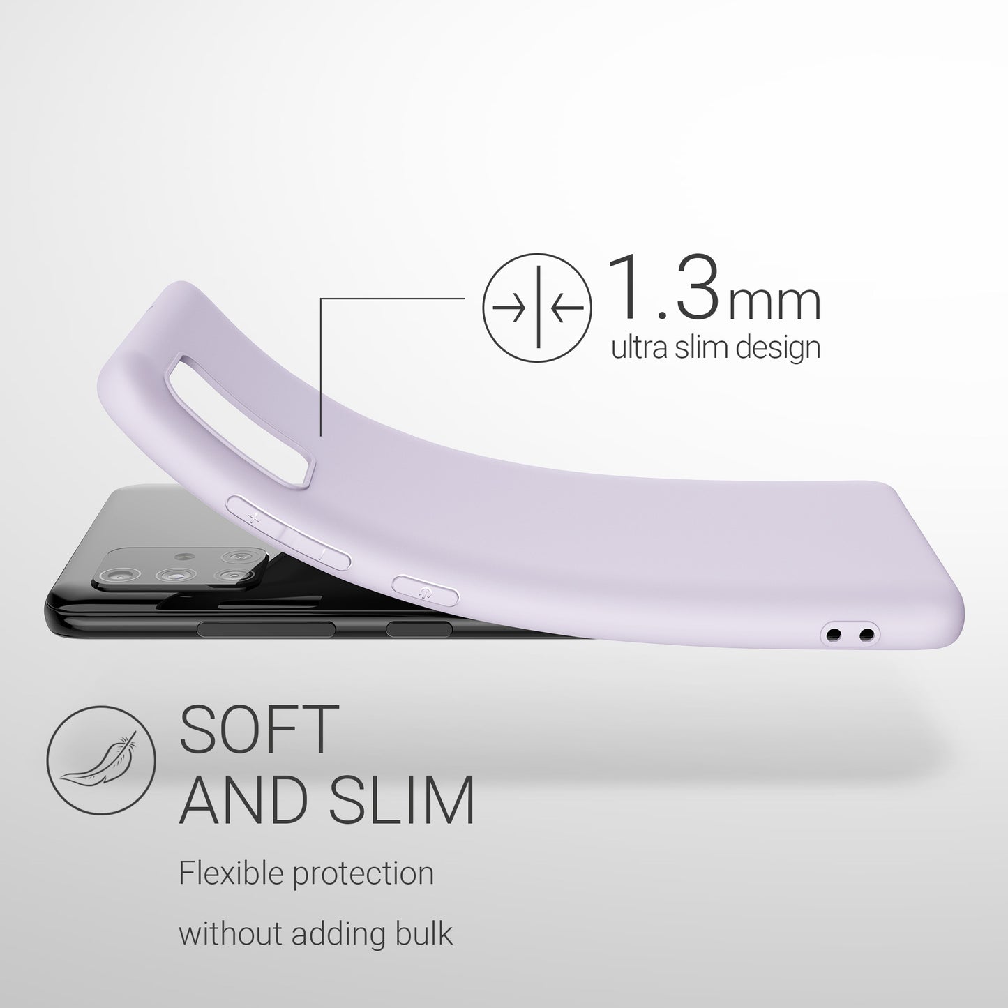 kwmobile Phone Case for Samsung Galaxy A51 Protective Cover