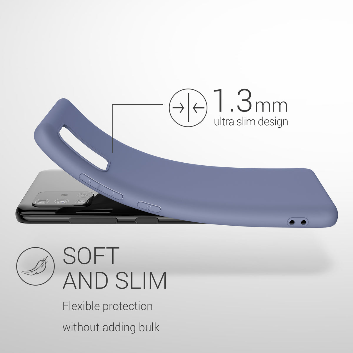 kwmobile Phone Case for Samsung Galaxy A51 Protective Cover