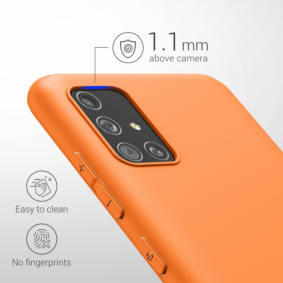 kwmobile Phone Case for Samsung Galaxy A51 Protective Cover