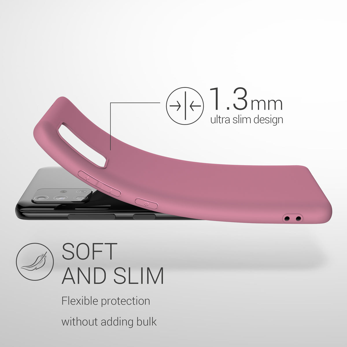 kwmobile Phone Case for Samsung Galaxy A51 Protective Cover
