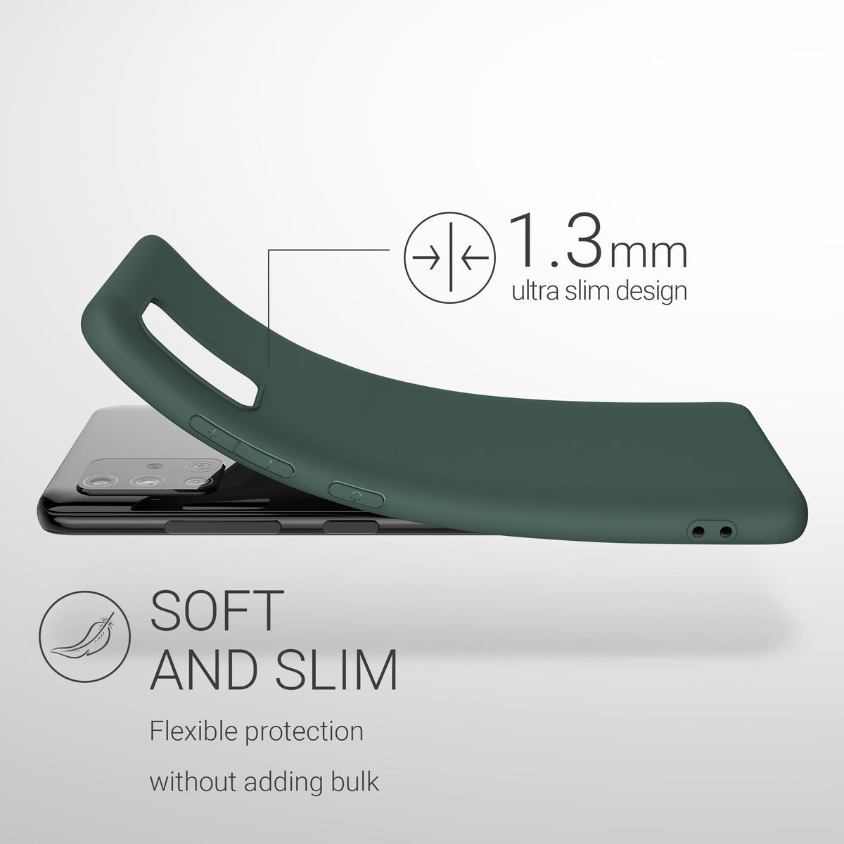 kwmobile Phone Case for Samsung Galaxy A51 Protective Cover