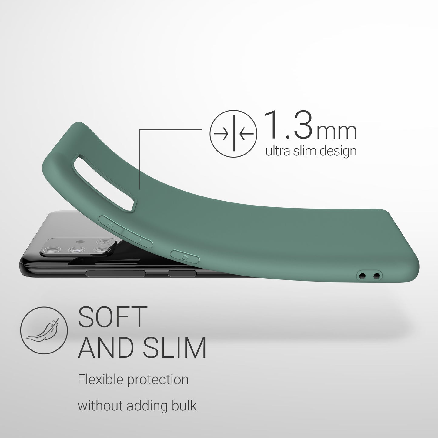 kwmobile Phone Case for Samsung Galaxy A51 Protective Cover