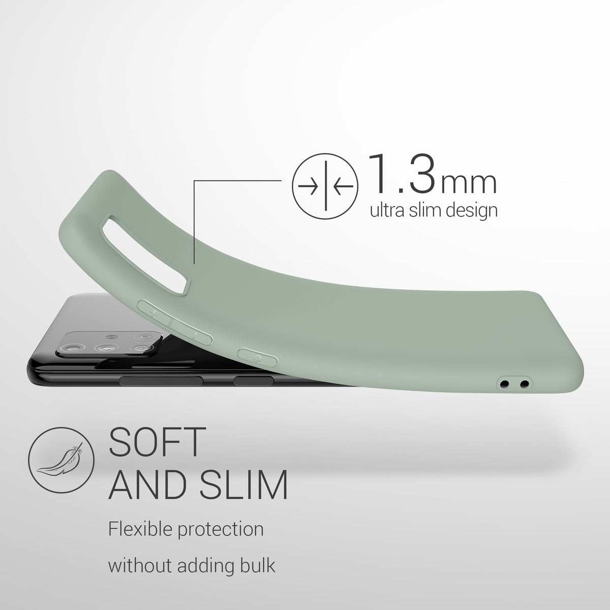 kwmobile Phone Case for Samsung Galaxy A51 Protective Cover