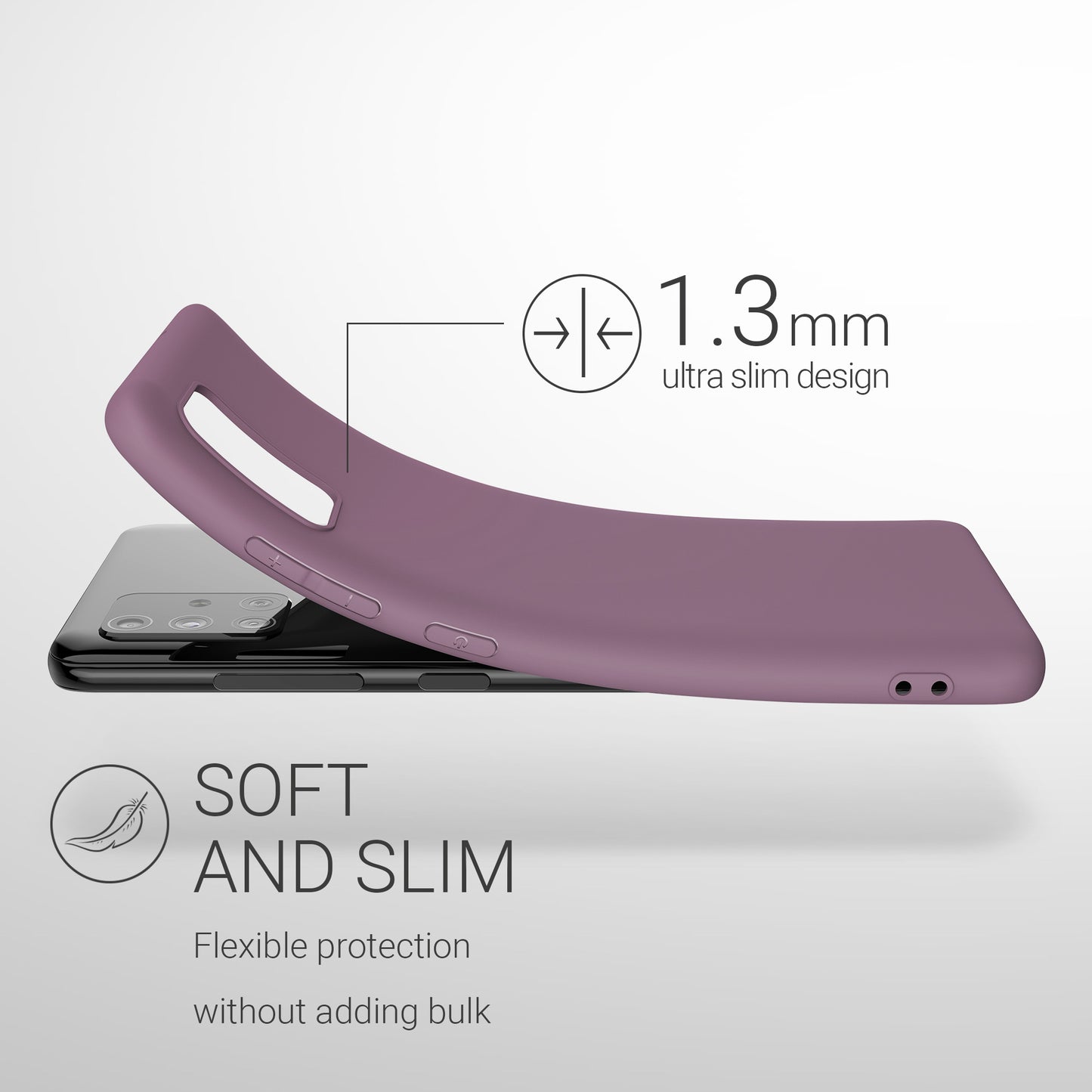 kwmobile Phone Case for Samsung Galaxy A51 Protective Cover