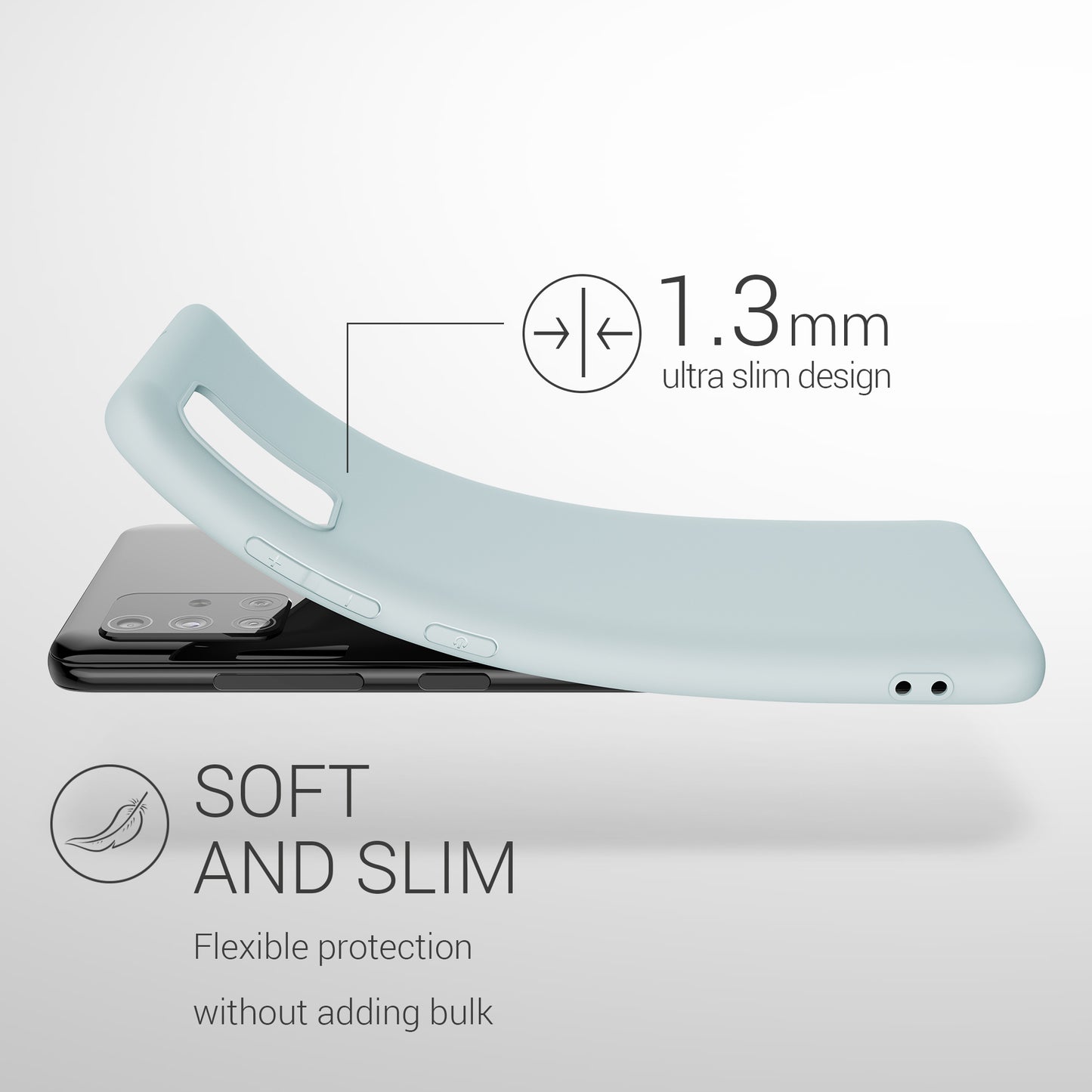 kwmobile Phone Case for Samsung Galaxy A51 Protective Cover