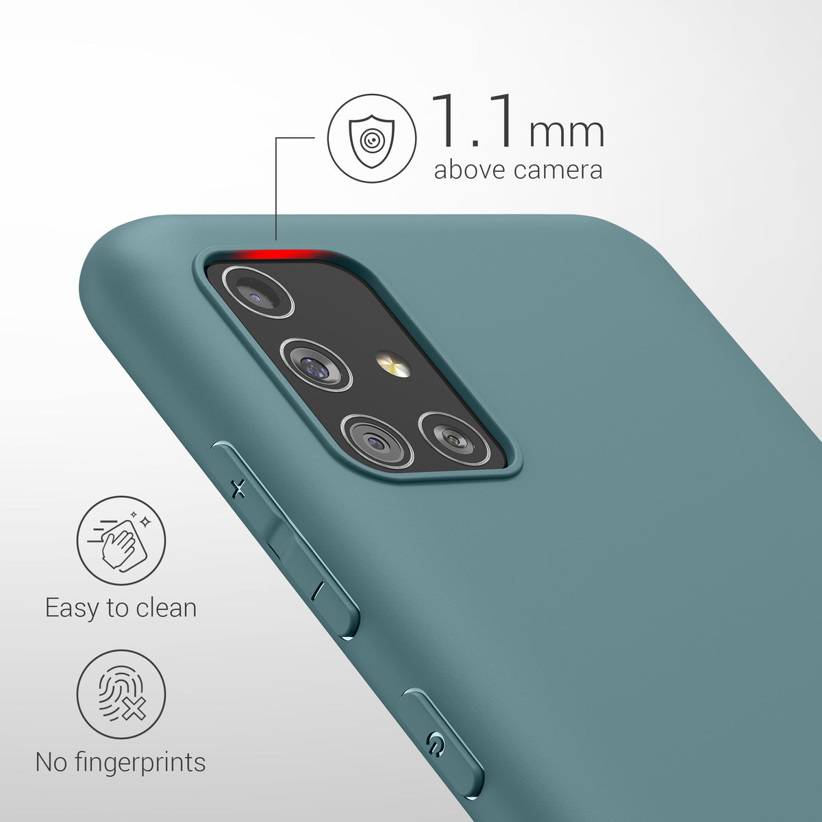 kwmobile Phone Case for Samsung Galaxy A51 Protective Cover