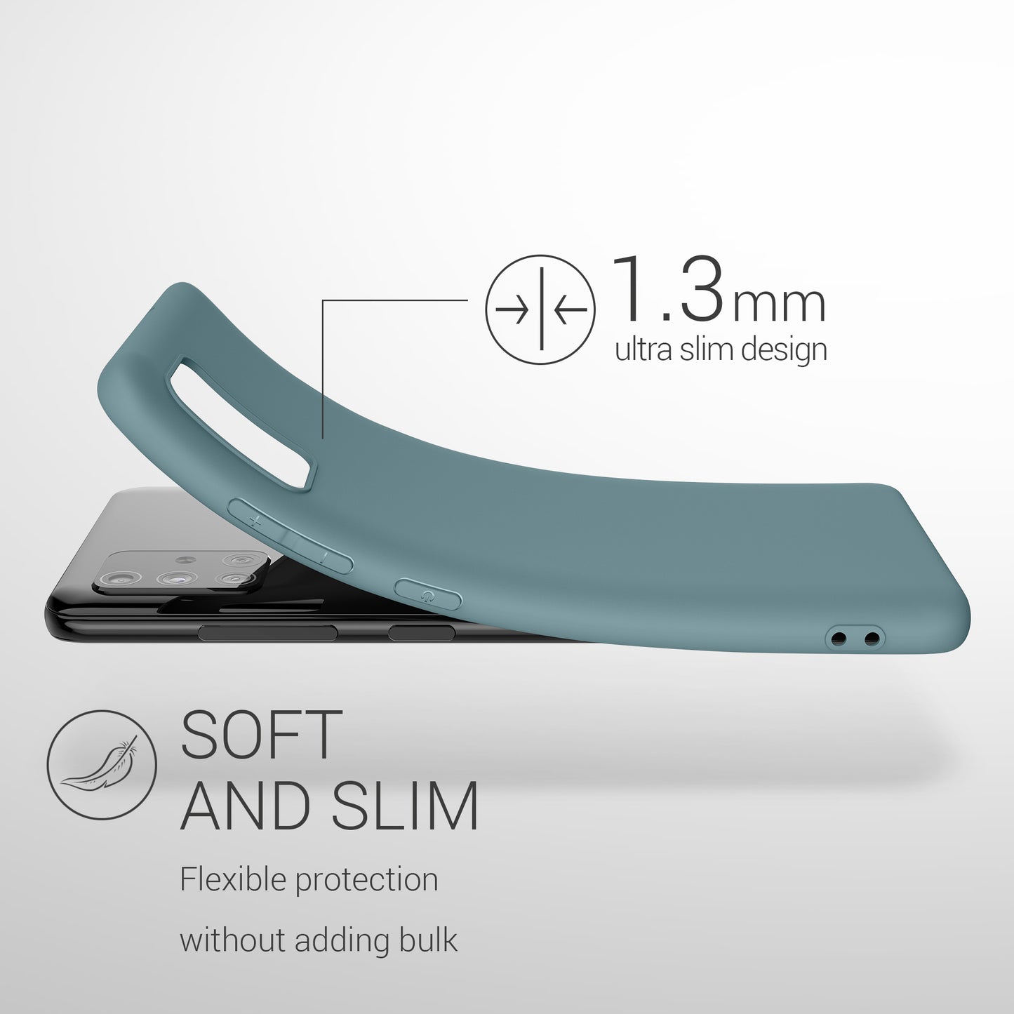 kwmobile Phone Case for Samsung Galaxy A51 Protective Cover