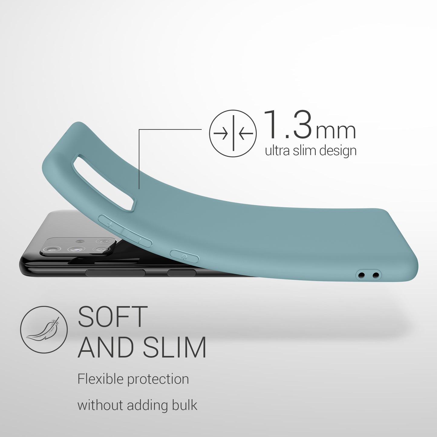 kwmobile Phone Case for Samsung Galaxy A51 Protective Cover