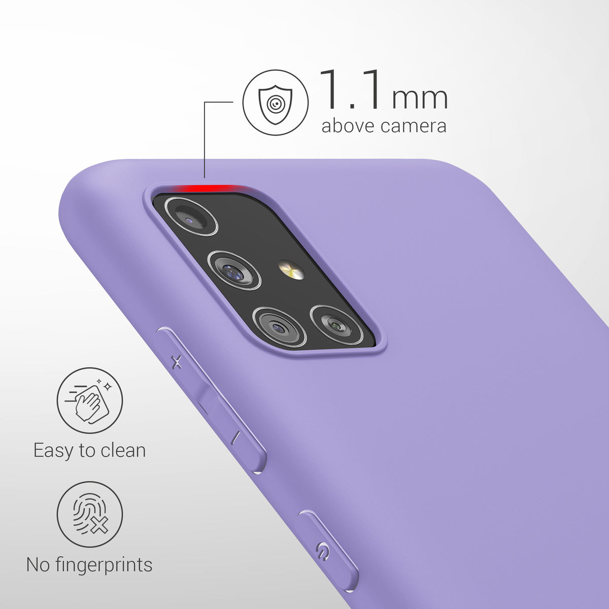 kwmobile Phone Case for Samsung Galaxy A51 Protective Cover