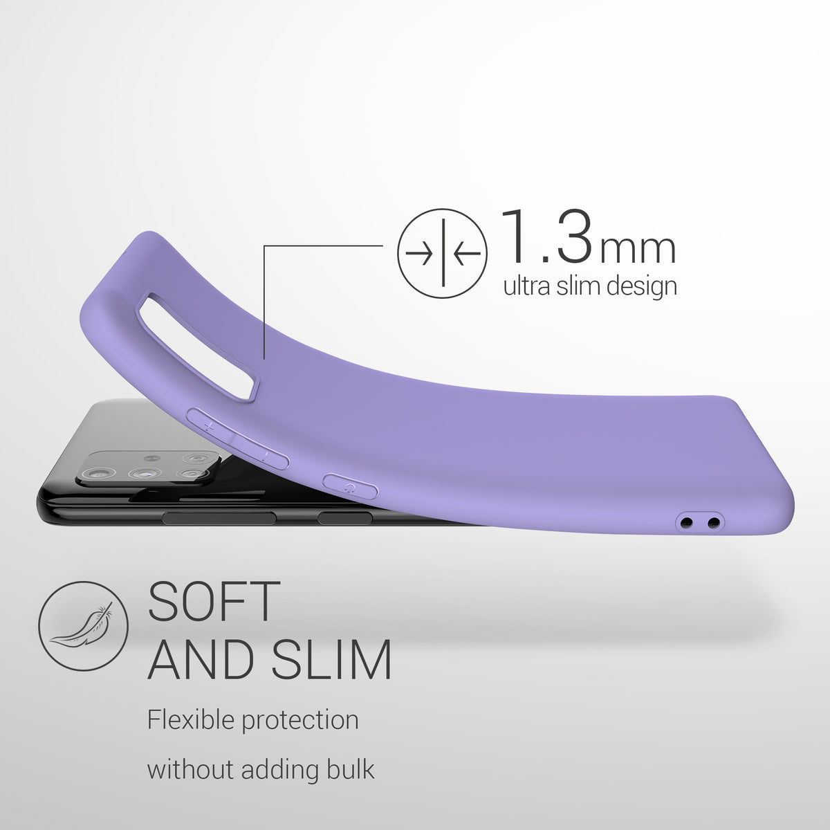 kwmobile Phone Case for Samsung Galaxy A51 Protective Cover
