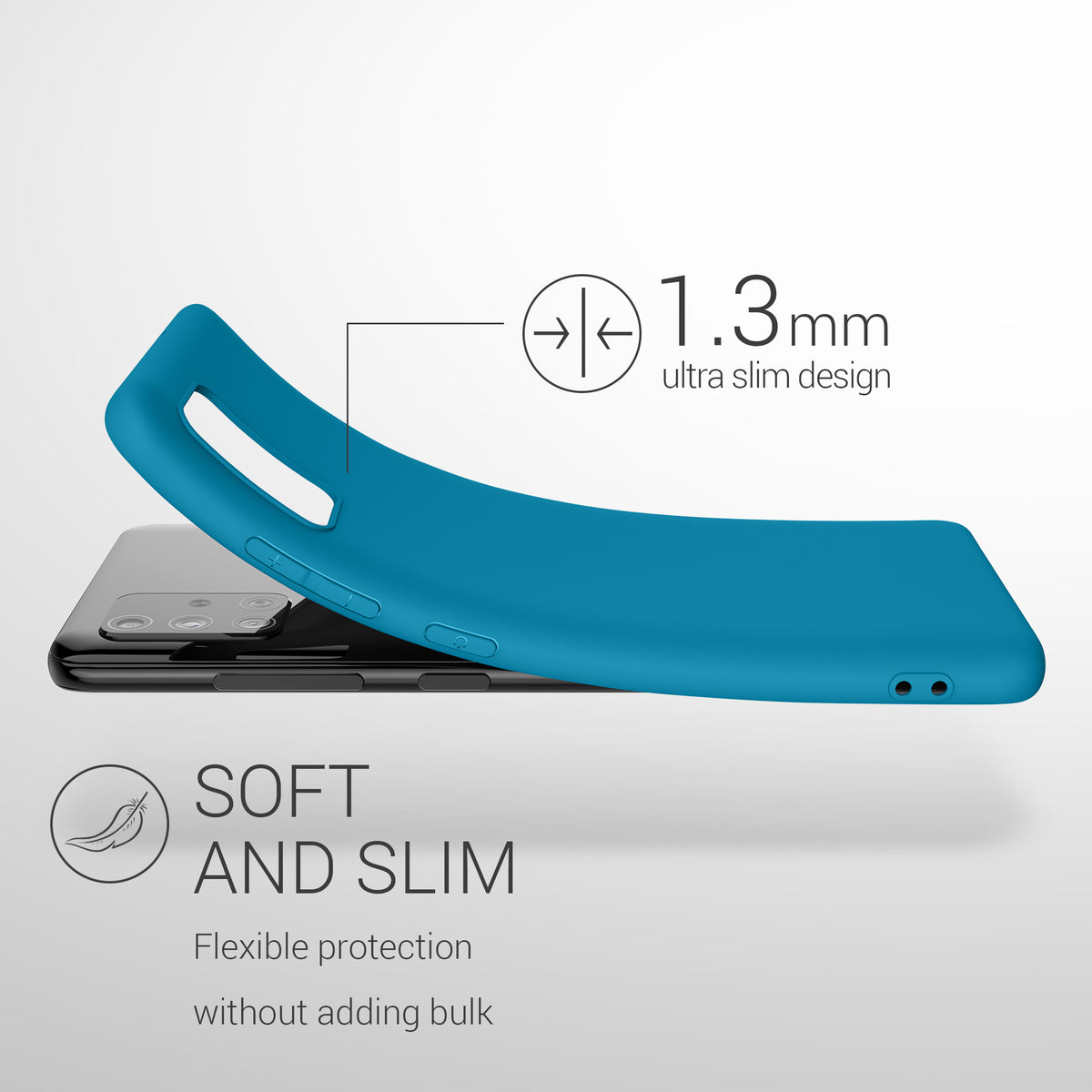 kwmobile Phone Case for Samsung Galaxy A51 Protective Cover