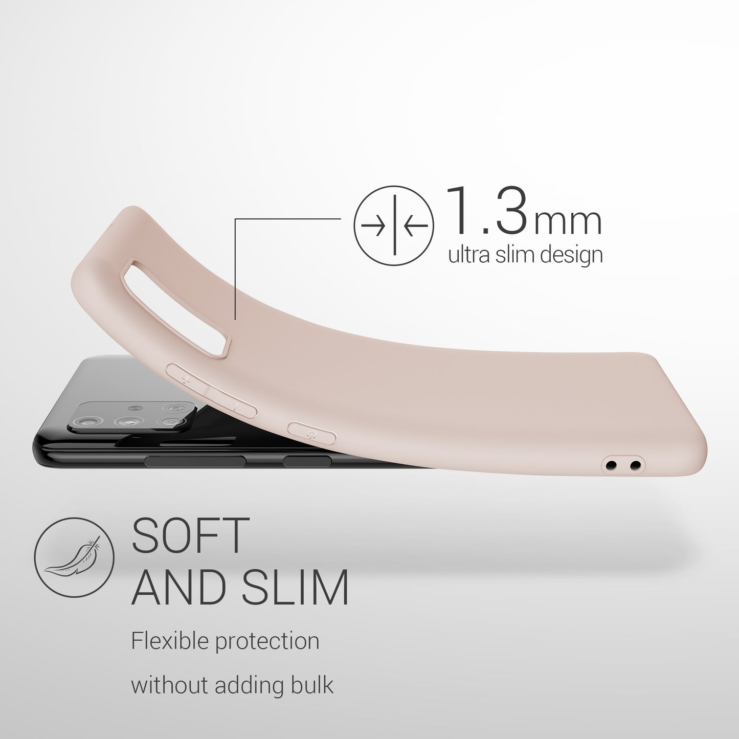 kwmobile Phone Case for Samsung Galaxy A51 Protective Cover