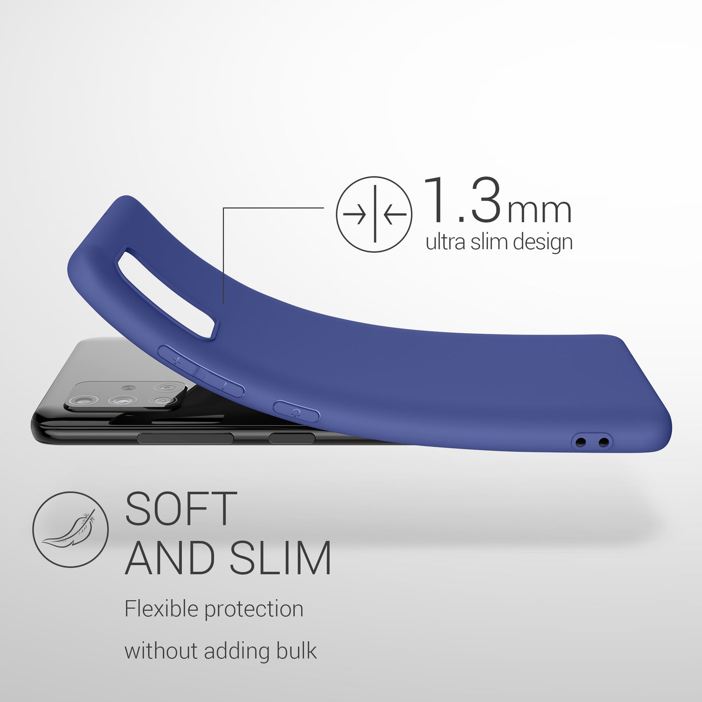 kwmobile Phone Case for Samsung Galaxy A51 Protective Cover