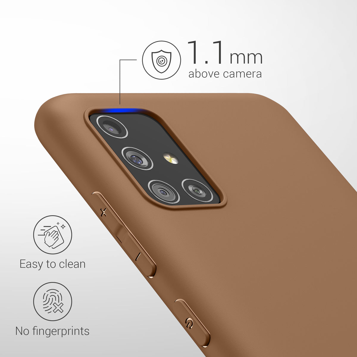 kwmobile Phone Case for Samsung Galaxy A51 Protective Cover
