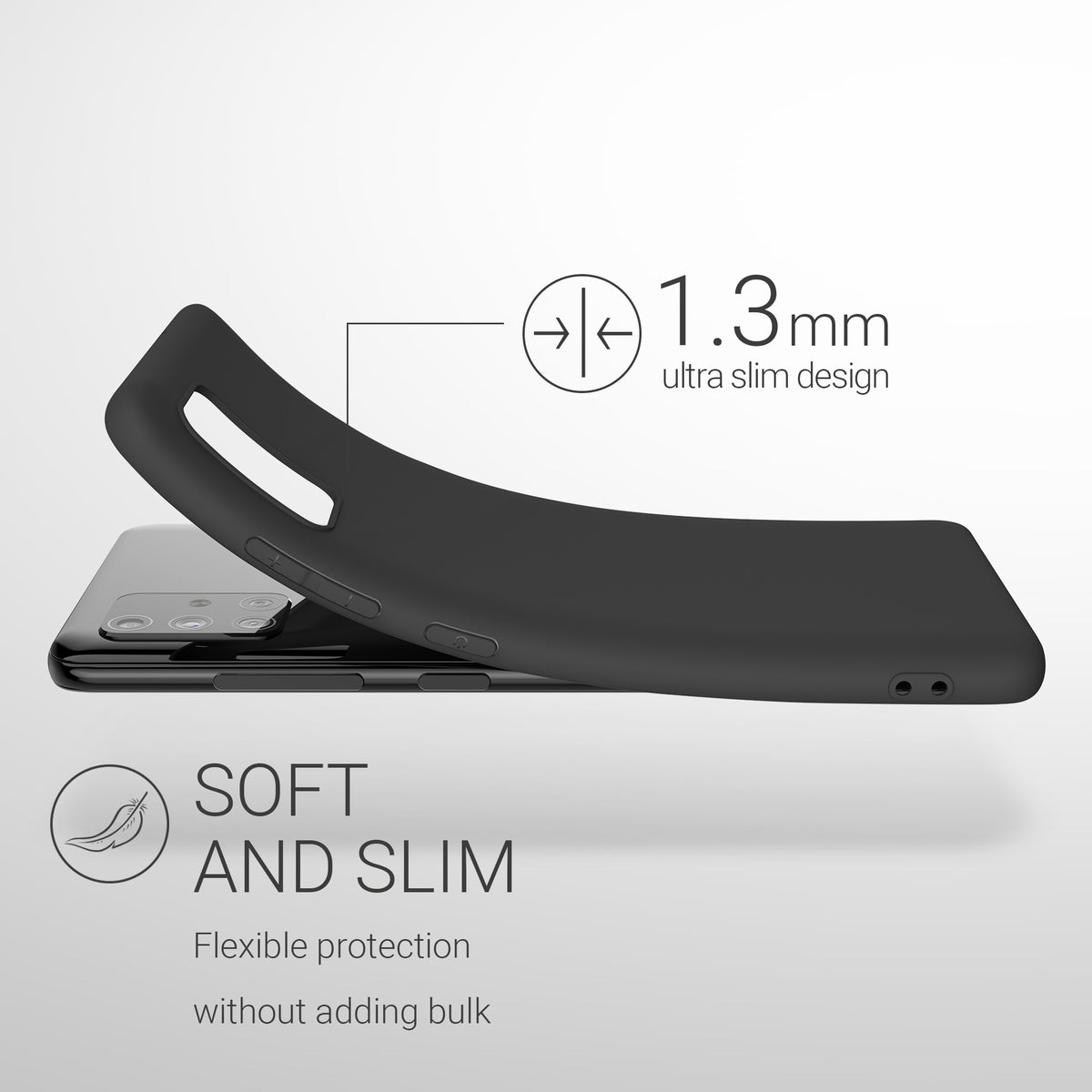 kwmobile Phone Case for Samsung Galaxy A51 Protective Cover
