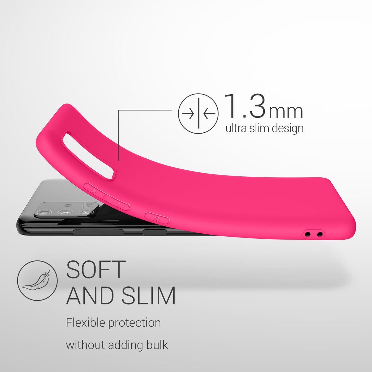 kwmobile Phone Case for Samsung Galaxy A51 Protective Cover