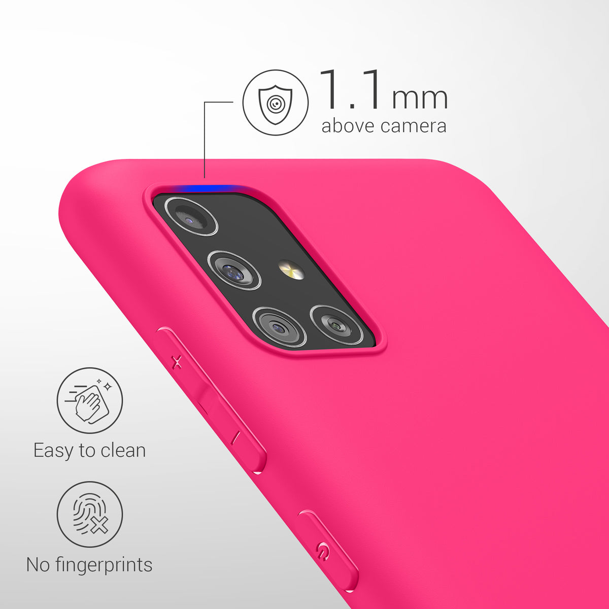 kwmobile Phone Case for Samsung Galaxy A51 Protective Cover
