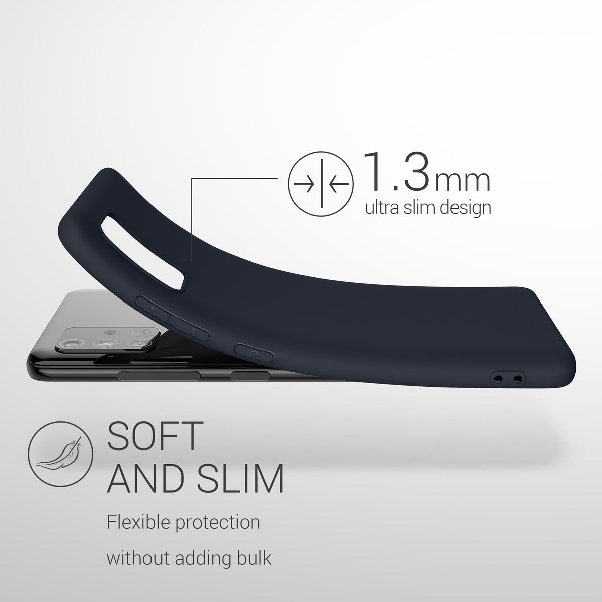 kwmobile Phone Case for Samsung Galaxy A51 Protective Cover
