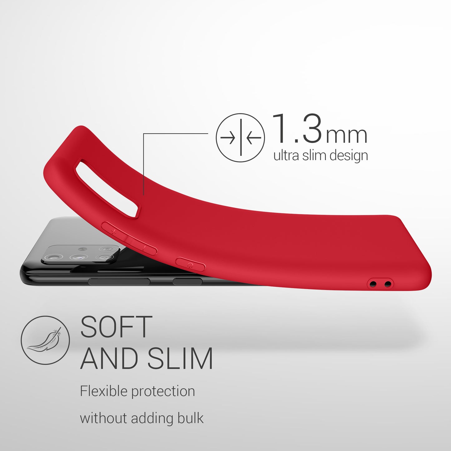 kwmobile Phone Case for Samsung Galaxy A51 Protective Cover