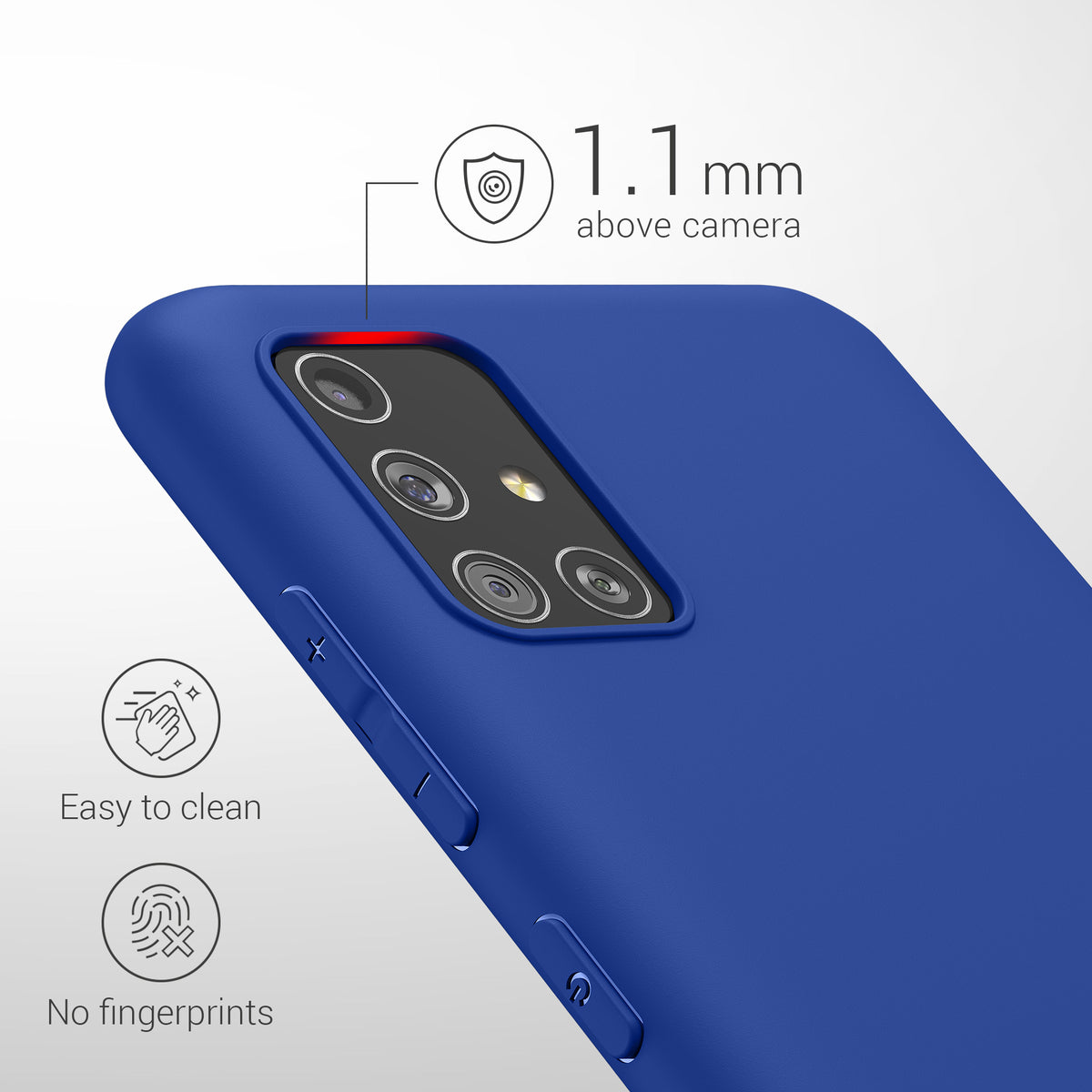 kwmobile Phone Case for Samsung Galaxy A51 Protective Cover
