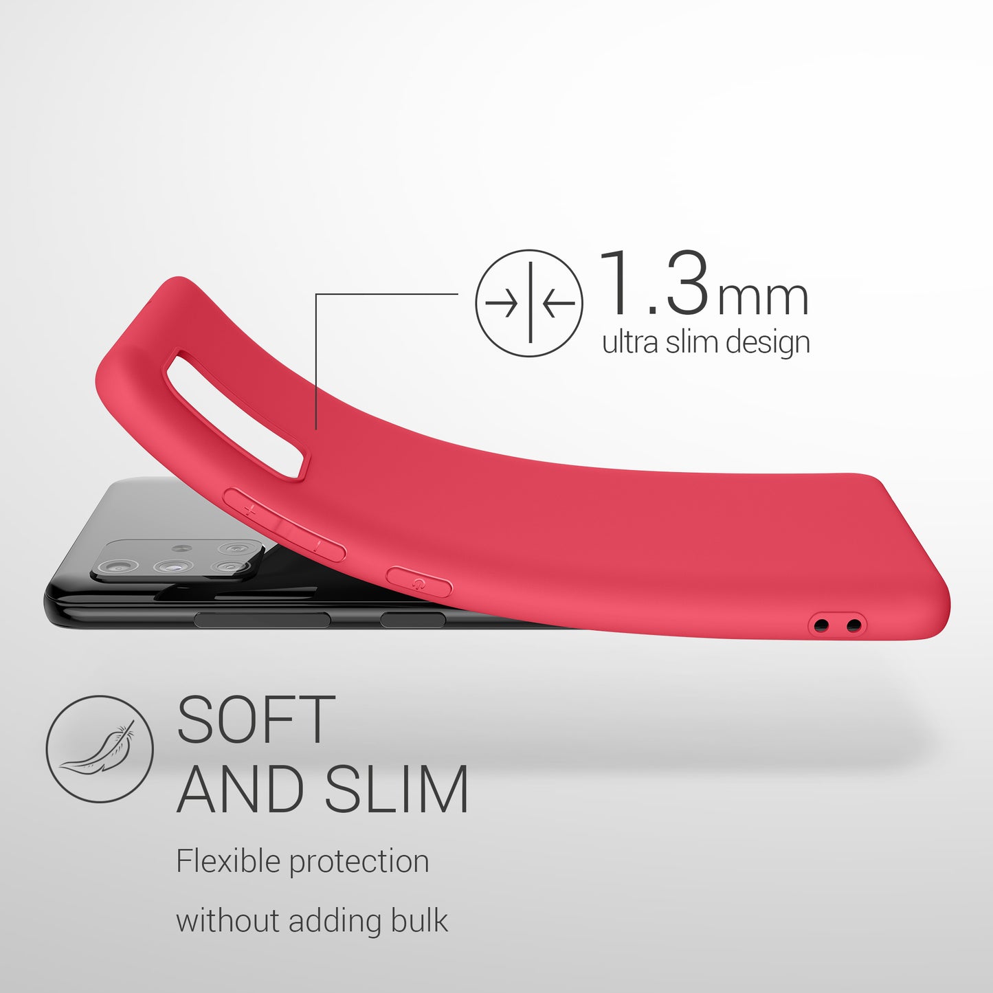 kwmobile Phone Case for Samsung Galaxy A51 Protective Cover