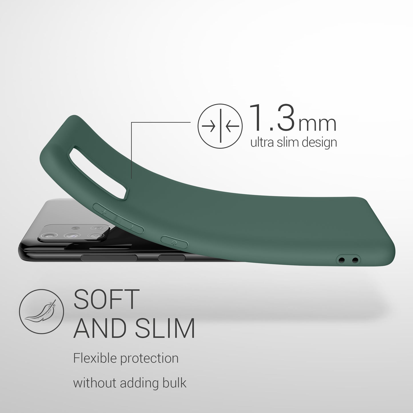 kwmobile Phone Case for Samsung Galaxy A51 Protective Cover