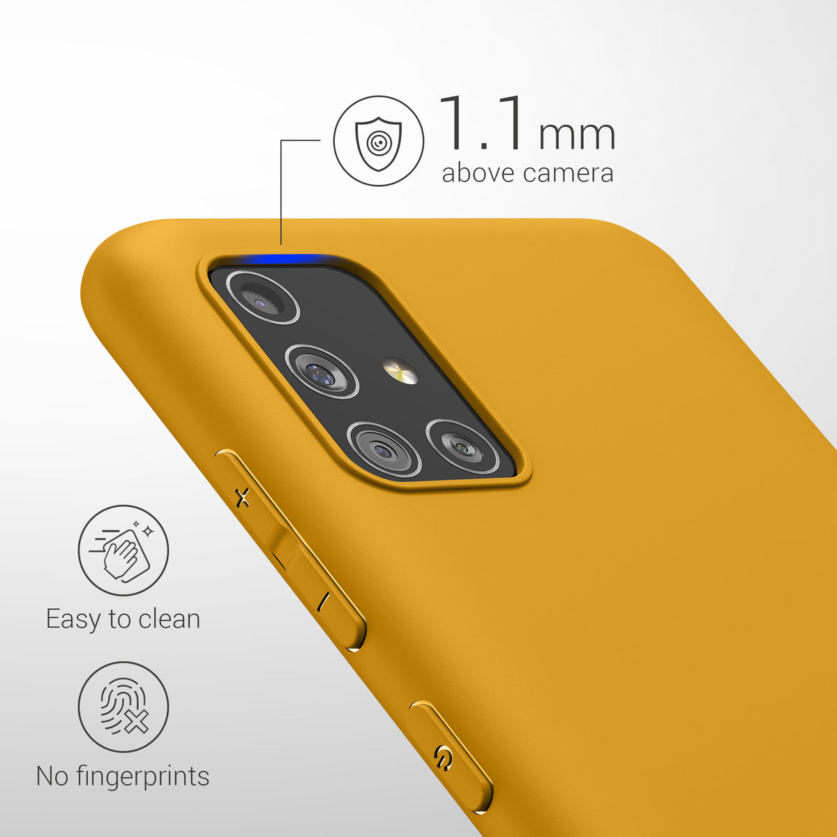 kwmobile Phone Case for Samsung Galaxy A51 Protective Cover