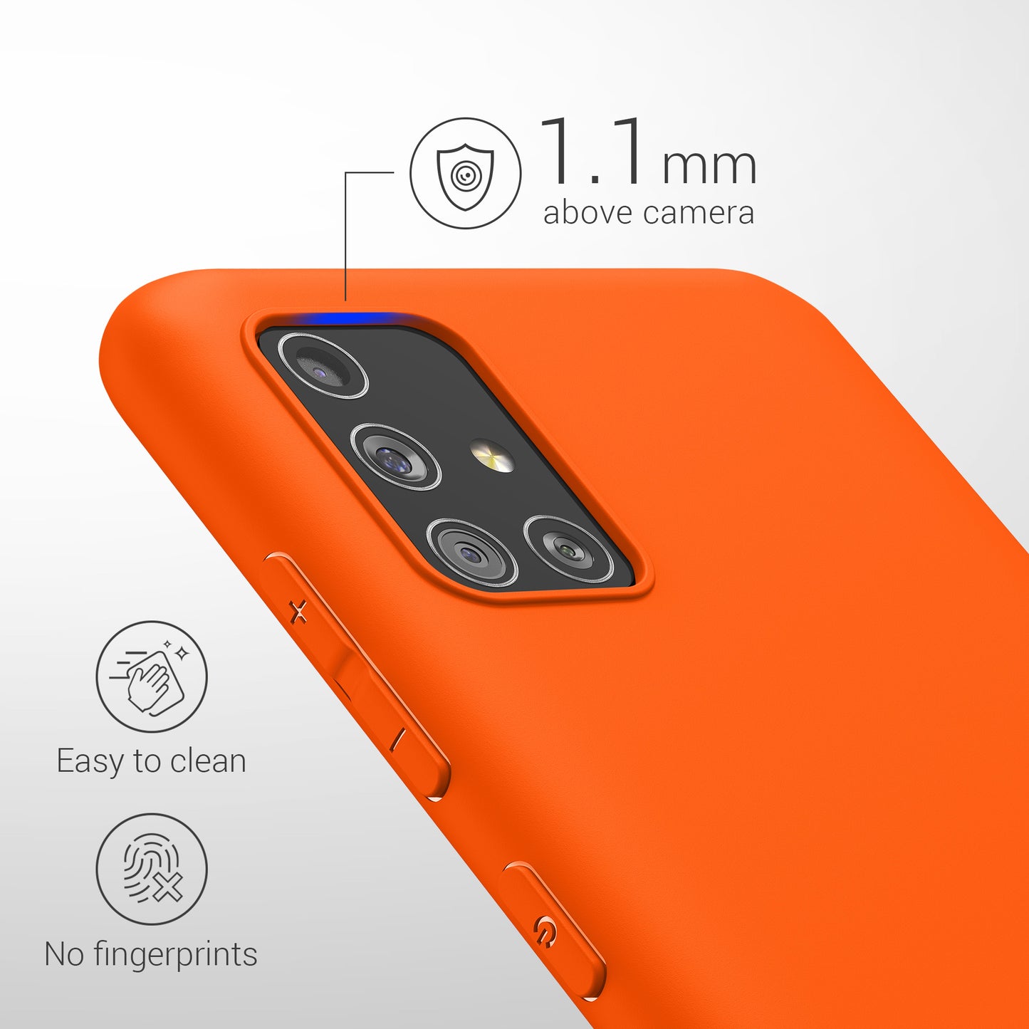 kwmobile Phone Case for Samsung Galaxy A51 Protective Cover