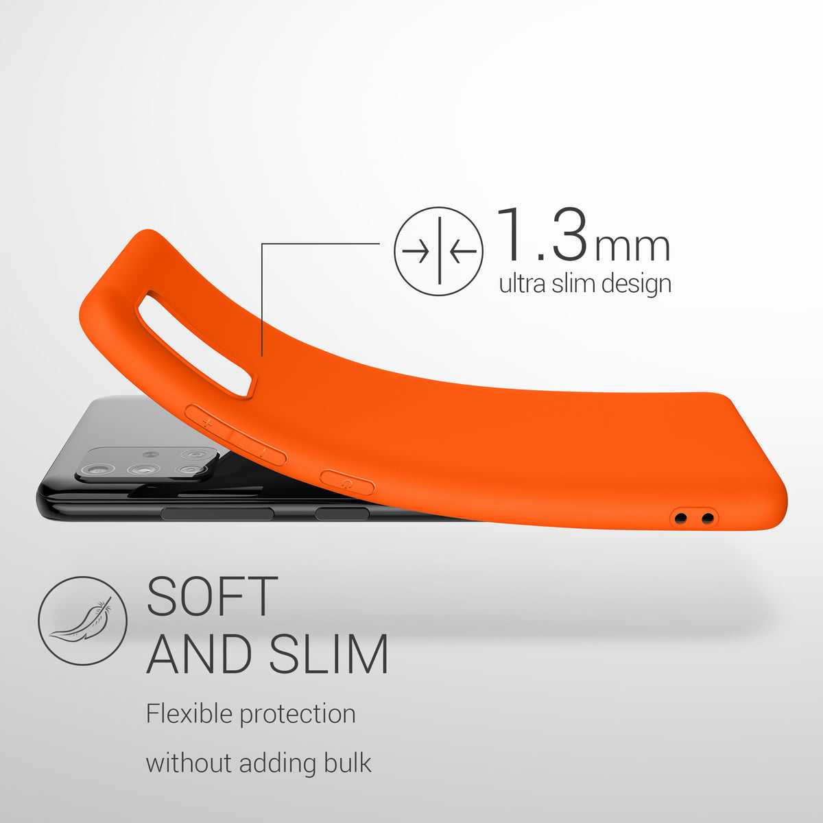 kwmobile Phone Case for Samsung Galaxy A51 Protective Cover