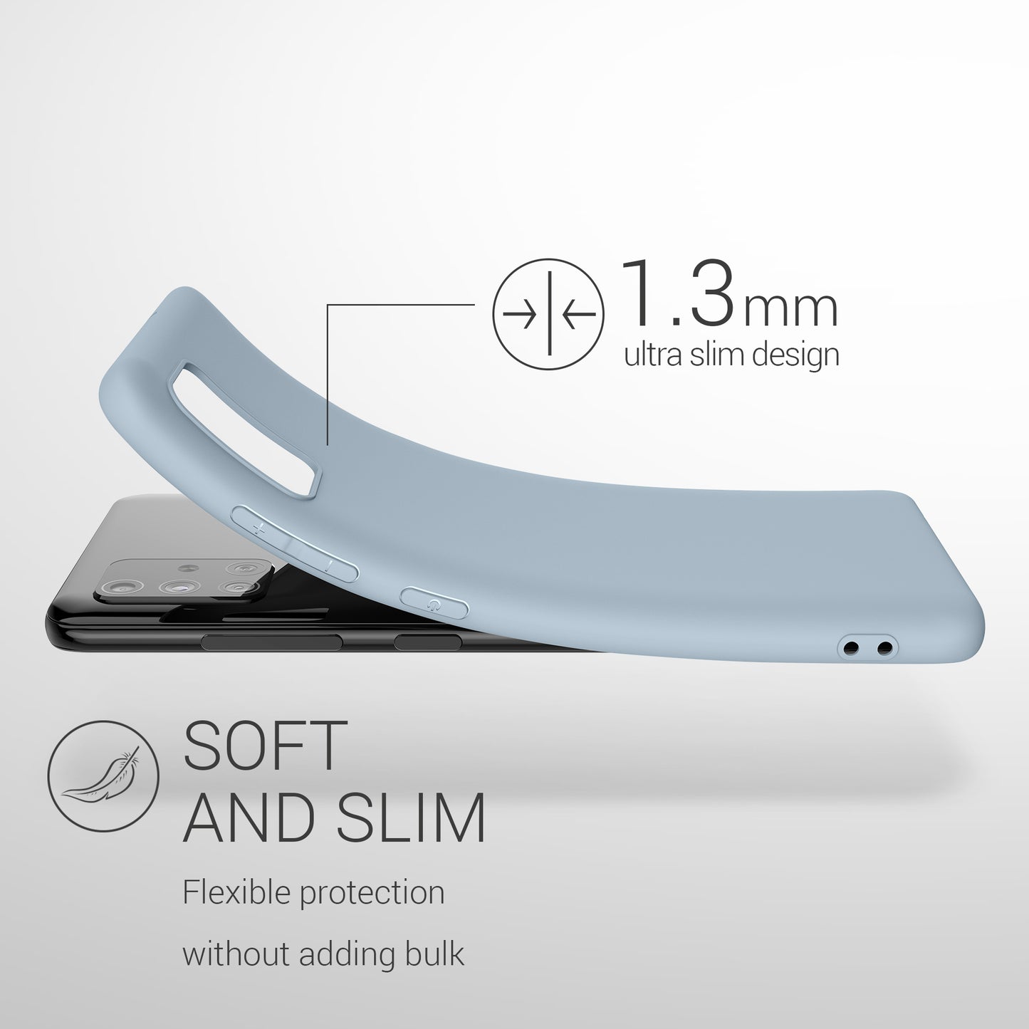 kwmobile Phone Case for Samsung Galaxy A51 Protective Cover