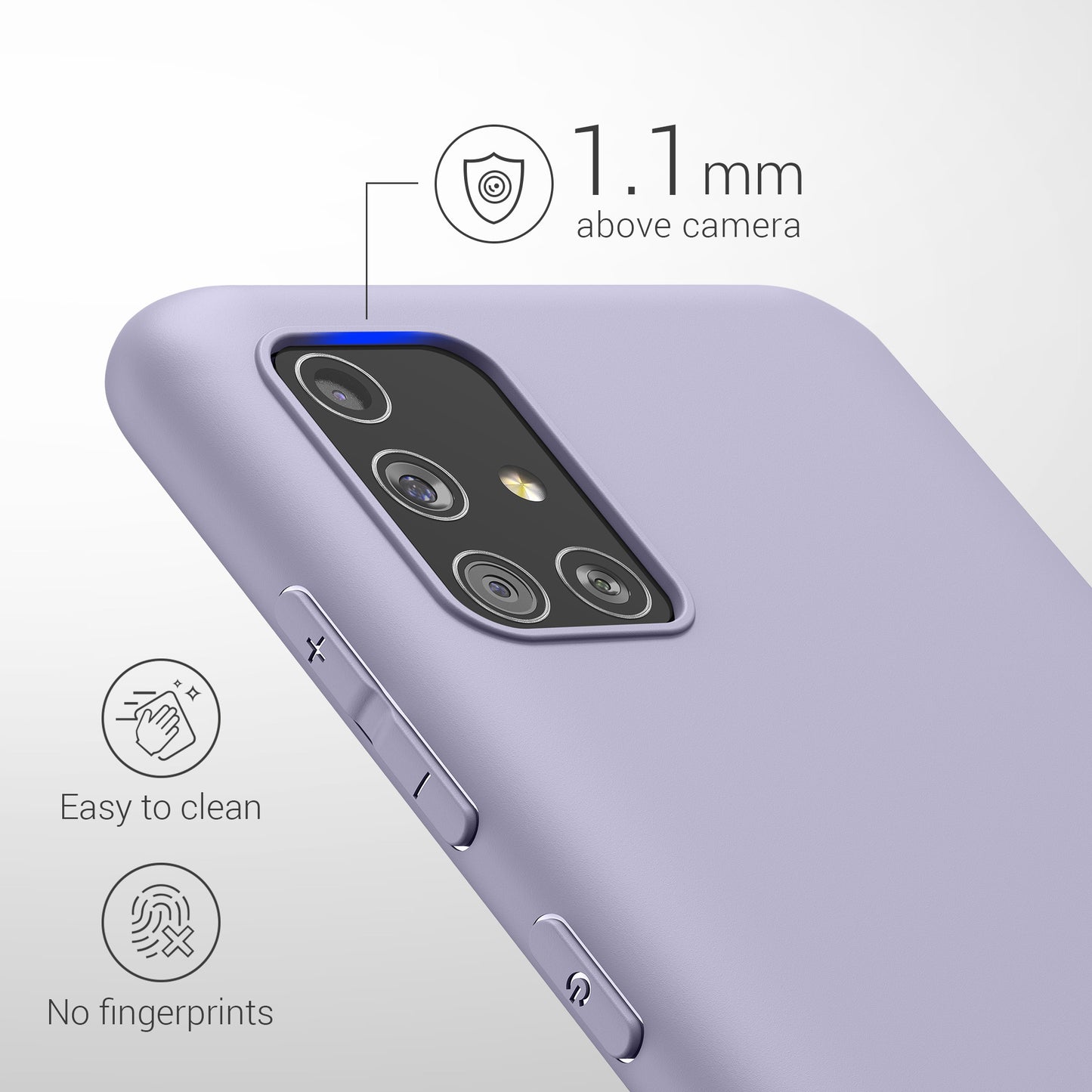 kwmobile Phone Case for Samsung Galaxy A51 Protective Cover