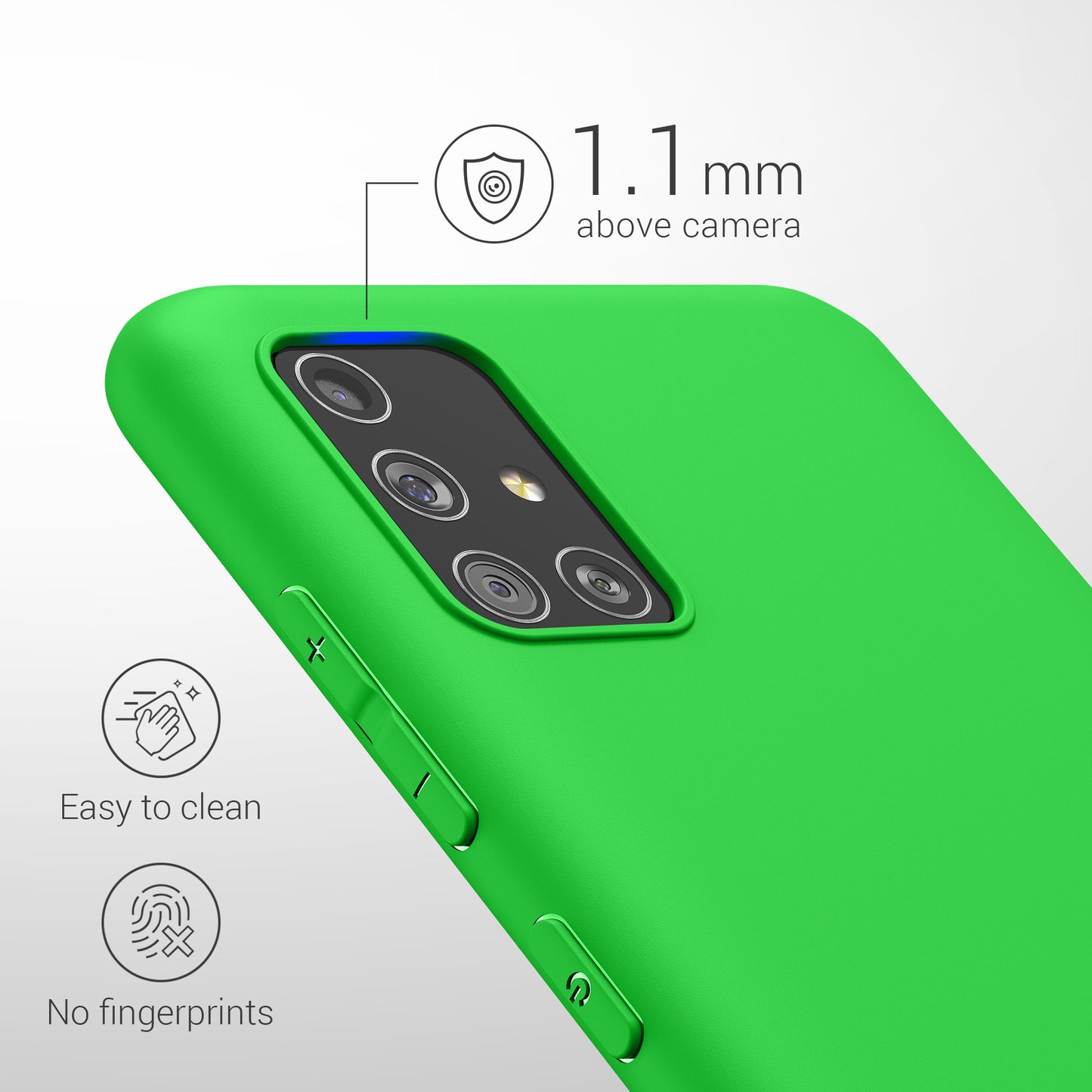 kwmobile Phone Case for Samsung Galaxy A51 Protective Cover