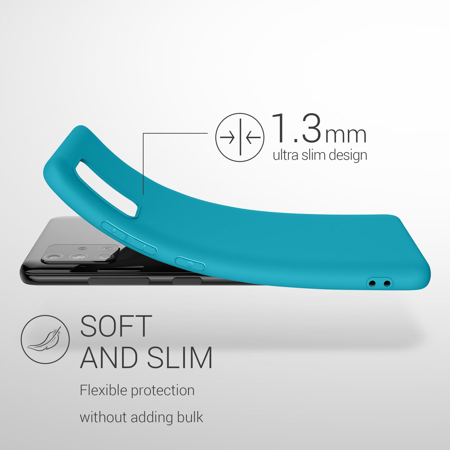 kwmobile Phone Case for Samsung Galaxy A51 Protective Cover