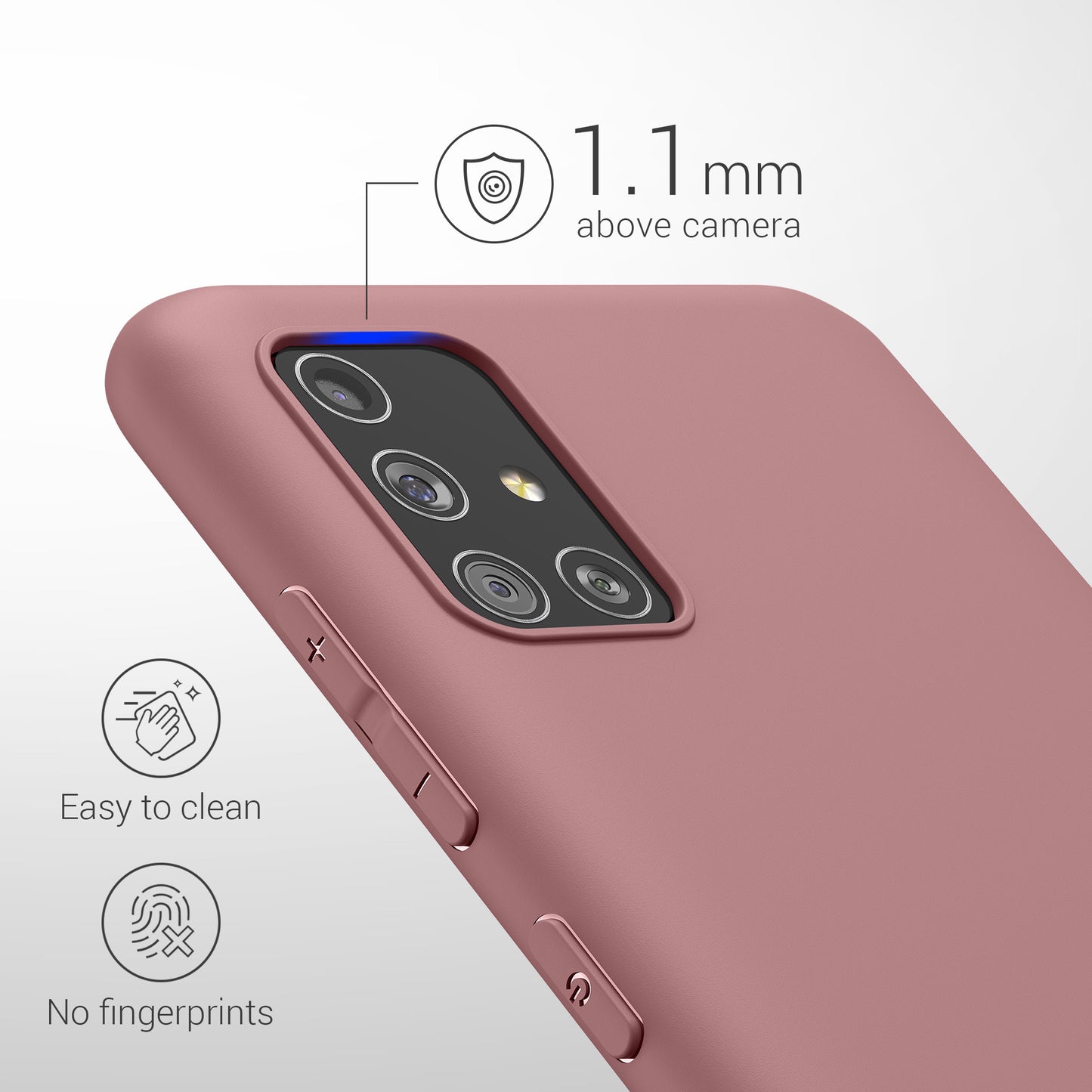 kwmobile Phone Case for Samsung Galaxy A51 Protective Cover