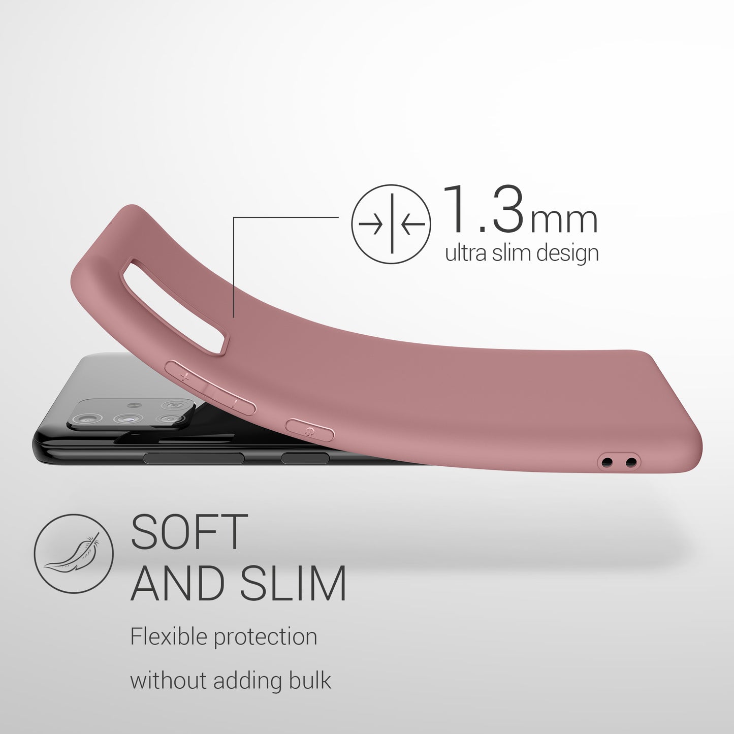 kwmobile Phone Case for Samsung Galaxy A51 Protective Cover