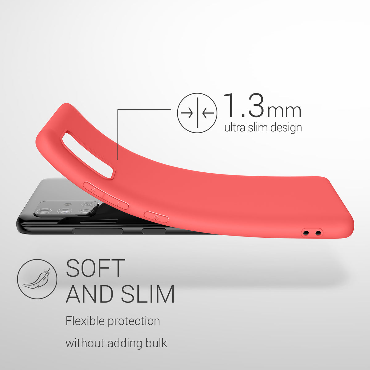kwmobile Phone Case for Samsung Galaxy A51 Protective Cover