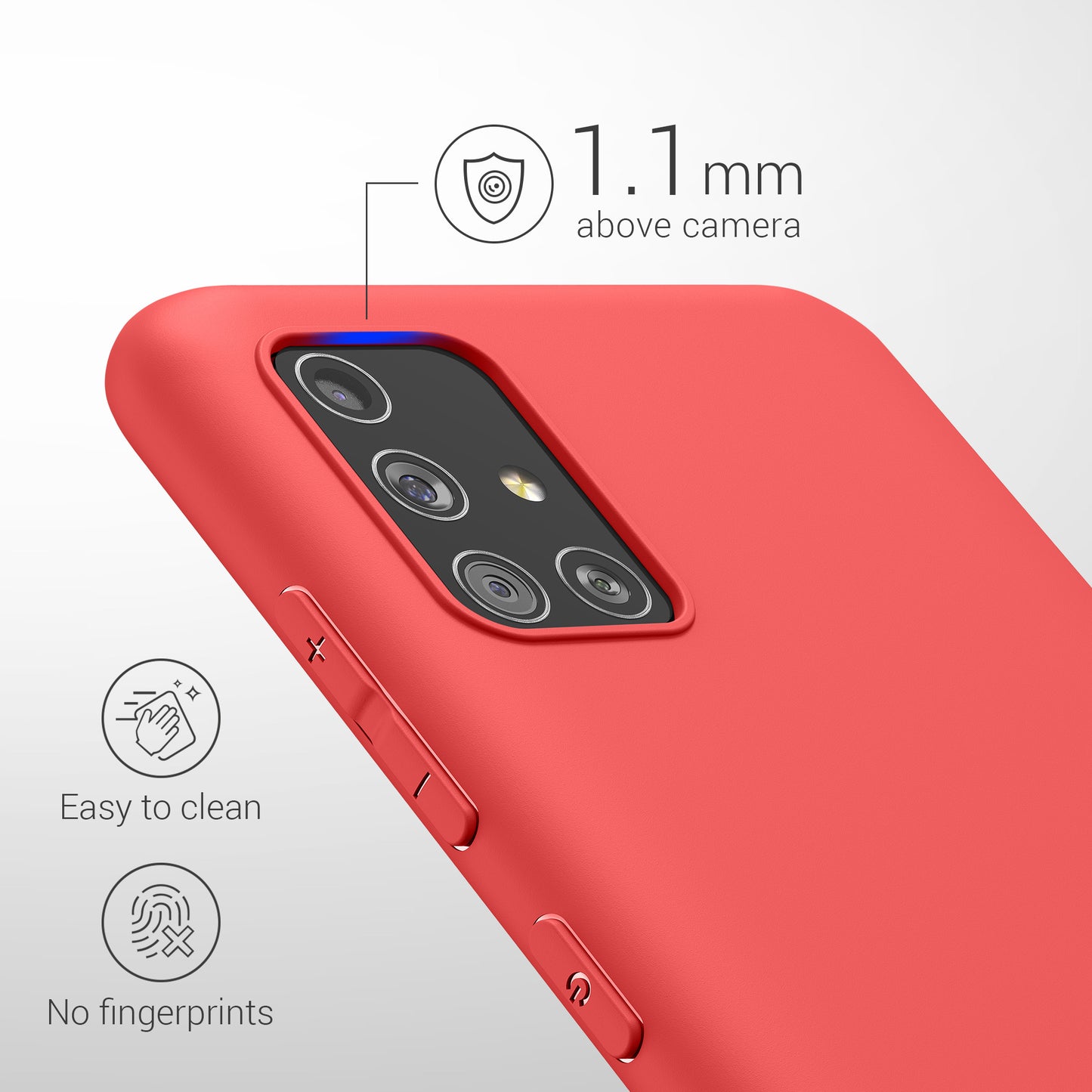 kwmobile Phone Case for Samsung Galaxy A51 Protective Cover