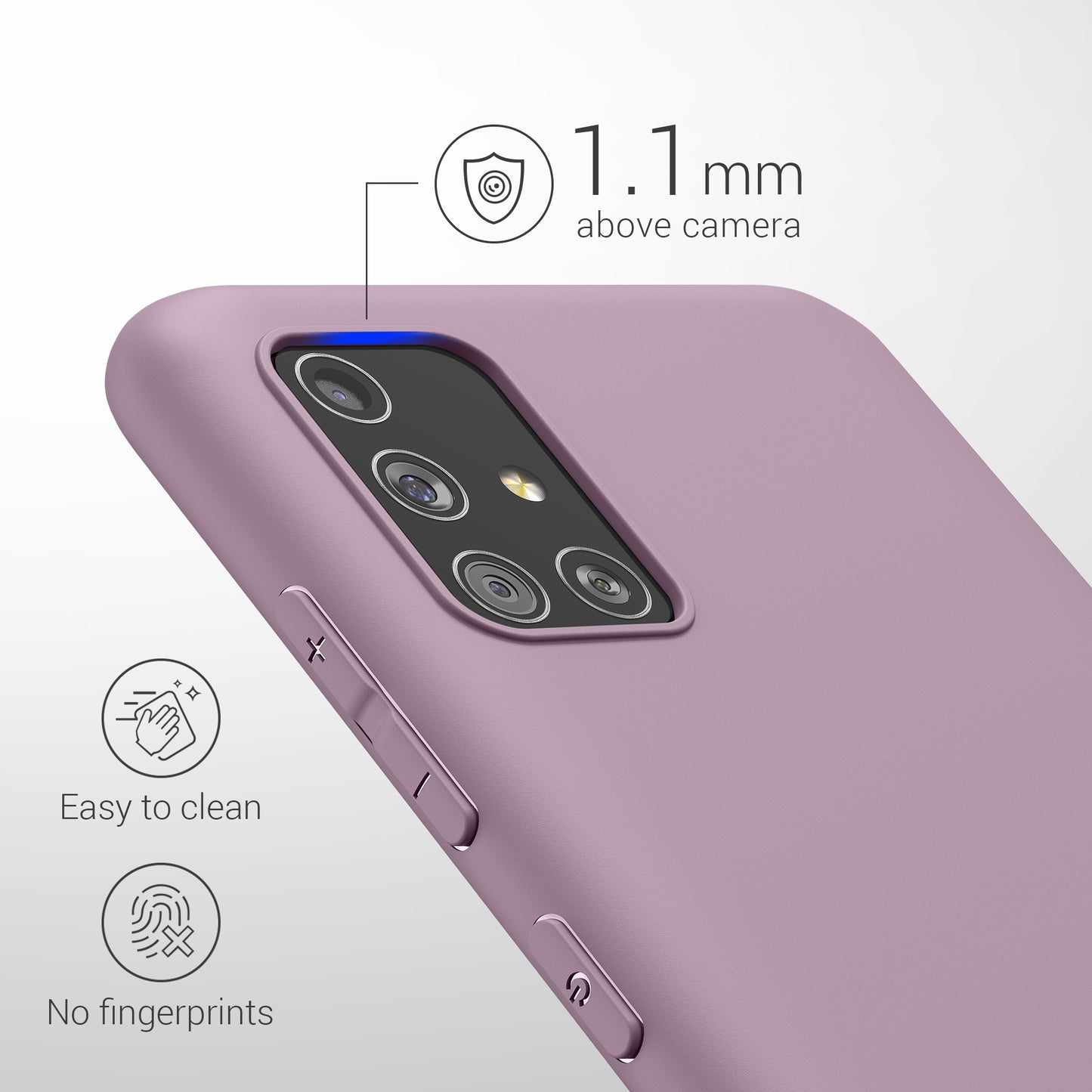 kwmobile Phone Case for Samsung Galaxy A51 Protective Cover