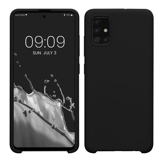 kwmobile Phone Case for Samsung Galaxy A51 - Silicone Case - Wireless Charging - Protective Cover
