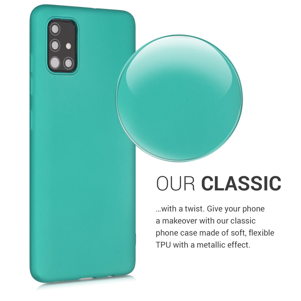 kwmobile Phone Case for Samsung Galaxy A51 - Silicone Case - Protective Cover