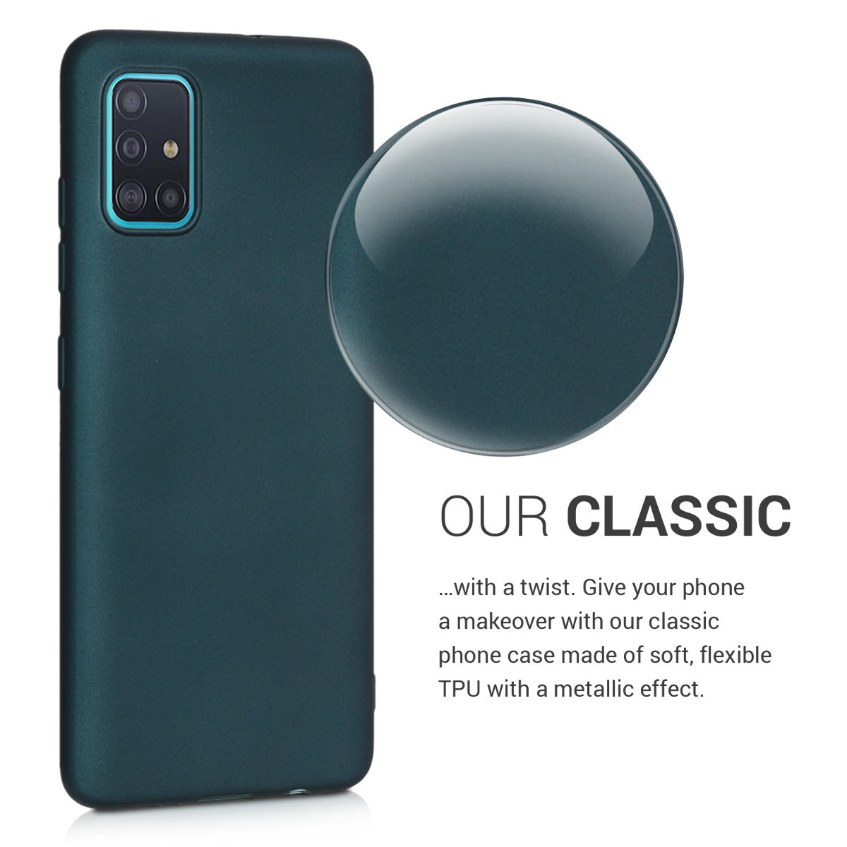 kwmobile Phone Case for Samsung Galaxy A51 - Silicone Case - Protective Cover