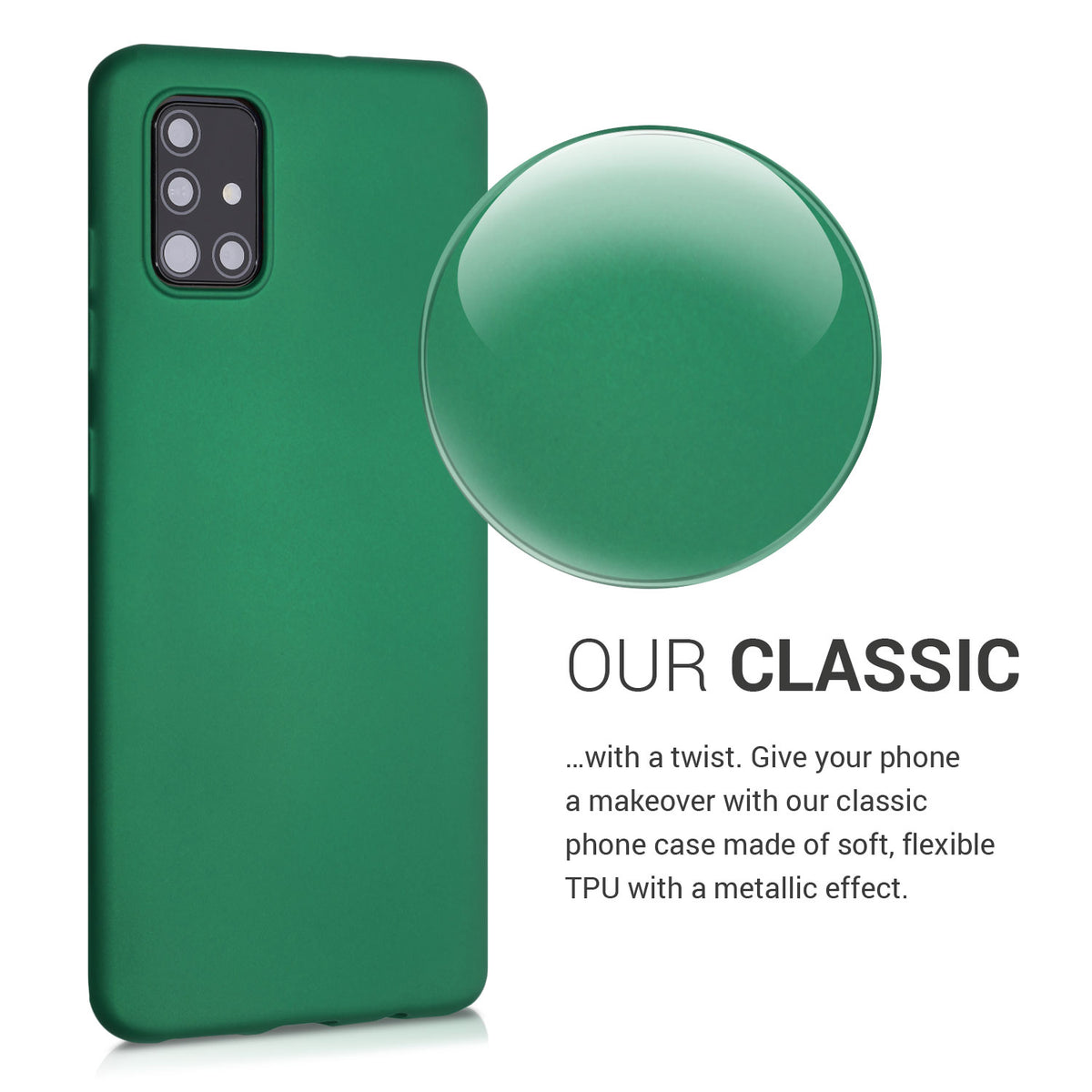 kwmobile Phone Case for Samsung Galaxy A51 - Silicone Case - Protective Cover