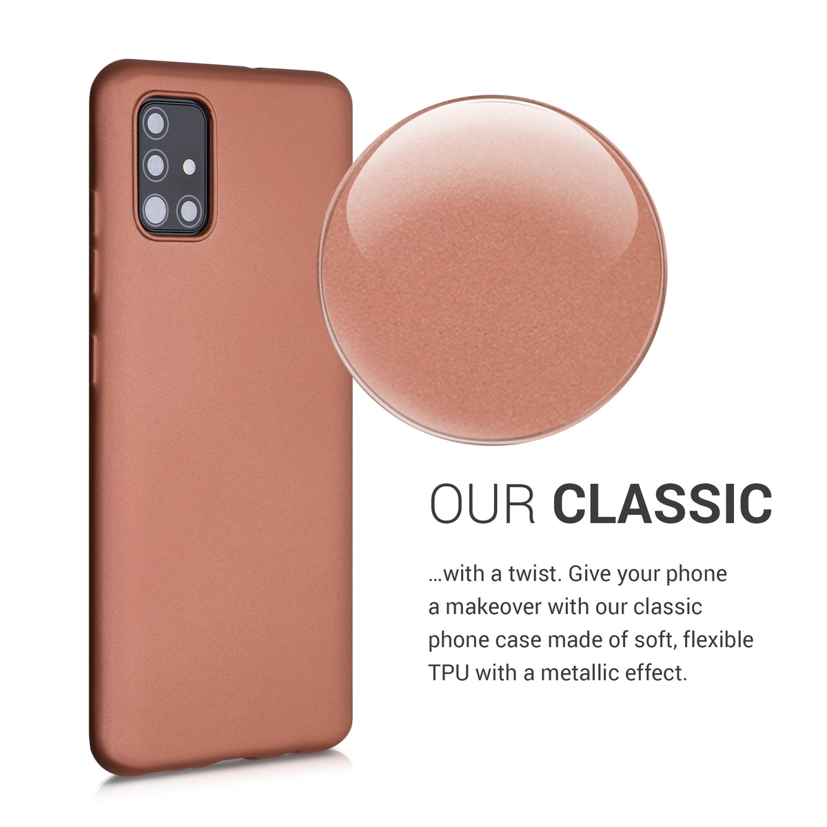 kwmobile Phone Case for Samsung Galaxy A51 - Silicone Case - Protective Cover