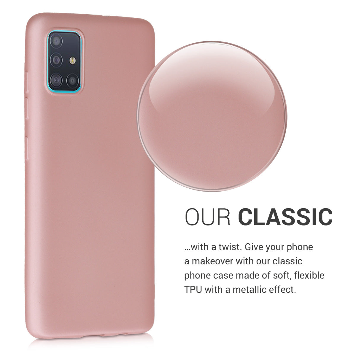 kwmobile Phone Case for Samsung Galaxy A51 - Silicone Case - Protective Cover