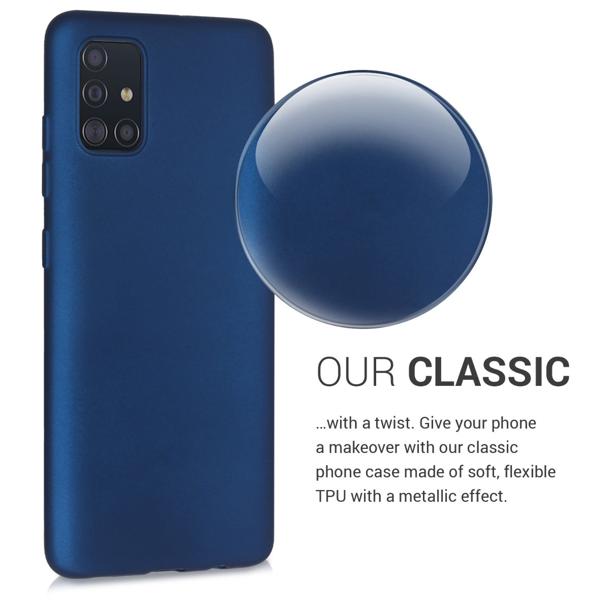 kwmobile Phone Case for Samsung Galaxy A51 - Silicone Case - Protective Cover