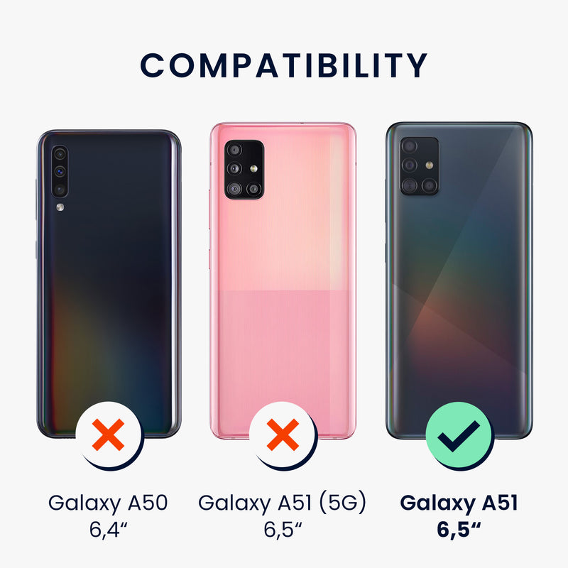 kwmobile Phone Case for Samsung Galaxy A51 - Silicone Case - Protective Cover