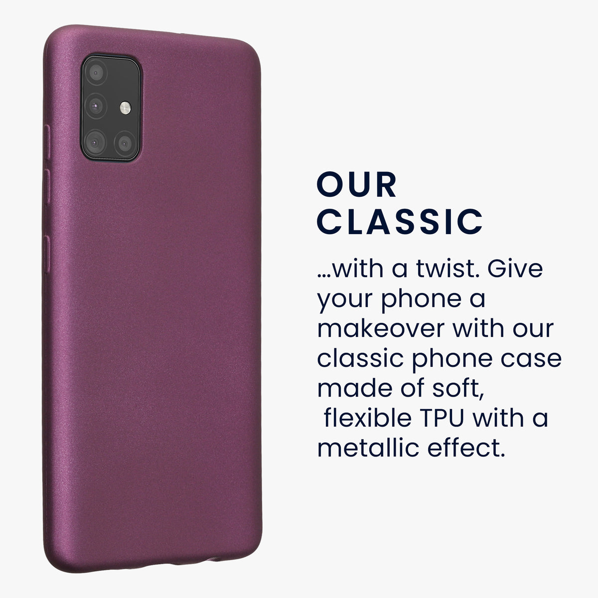 kwmobile Phone Case for Samsung Galaxy A51 - Silicone Case - Protective Cover